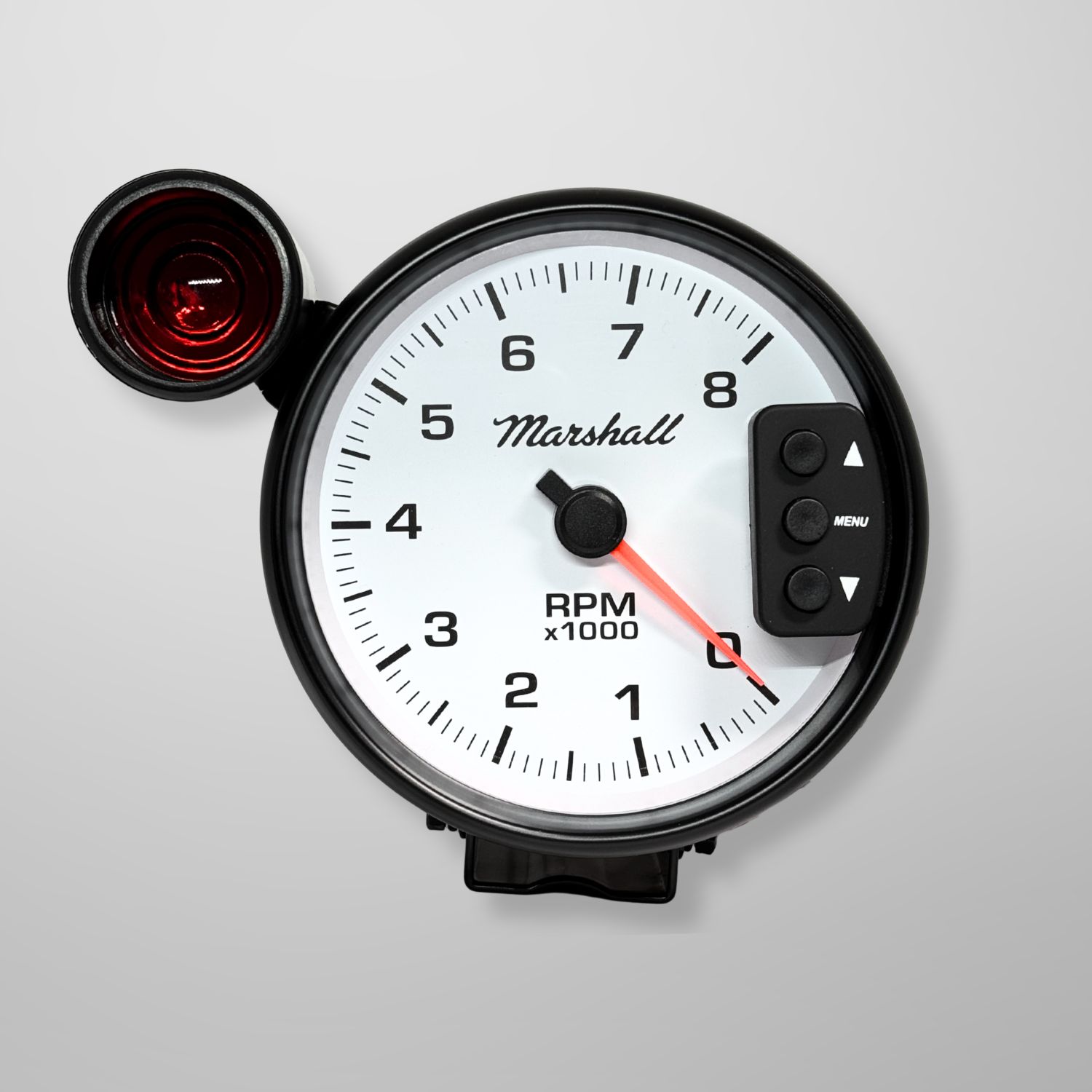 Comp II 5" Memory Tachometer with Shift Light.  Black Dial.  0-8,000 RPM