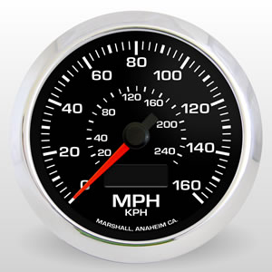 3-3/8" Speedometer SCX Sport from Marshall Instruments
