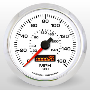 3-3/8" Speedometer SCX Sport from Marshall Instruments