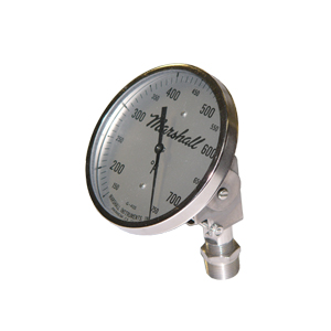 Adjustable Angle Thermometer.  3 inch Dial