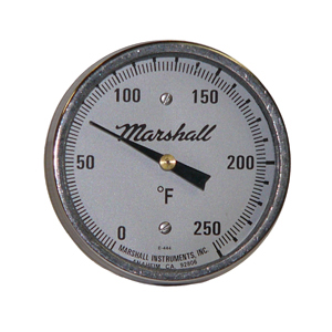 5 in. Bimetal Thermometer from Marshall Instruments